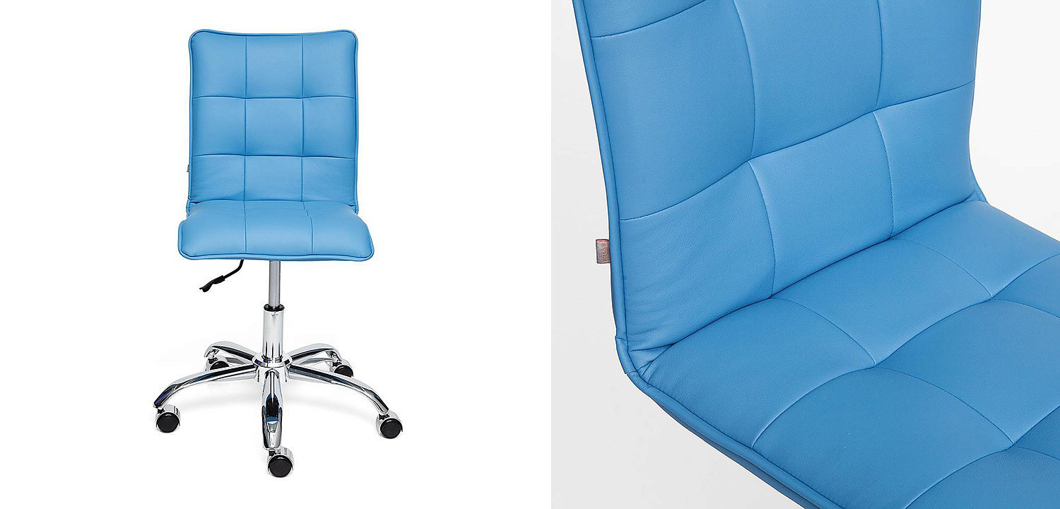 Кресло Deborah eco-leather light blue Кресло Deborah eco-leather light blue - Loft-Concept в Тюмени