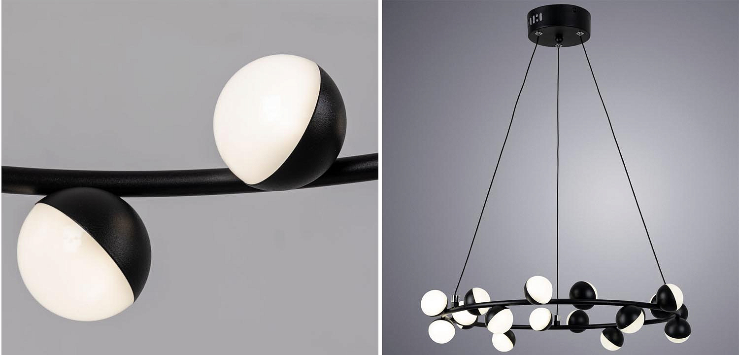 Люстра Vilelme Chandelier black 50 Люстра Vilelme Chandelier black 50 - Loft-Concept в Тюмени
