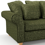 Мебельная ткань Шенилл зеленый цвет 138 см T4-22 варинант исполнения - 7 | Loft Concept в Тюмени