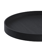 Cross W поднос из массива дуба чёрного цвета варинант исполнения - 1 | Loft Concept в Тюмени