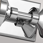 Бра для ванных комнат горизонтальное с 2-мя прозрачными рифлеными цилиндрическими плафонами Feiss варинант исполнения - 3 | Loft Concept в Тюмени