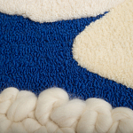 Ковер ручной работы Electric blue and popcorn варинант исполнения - 3 | Loft Concept в Тюмени
