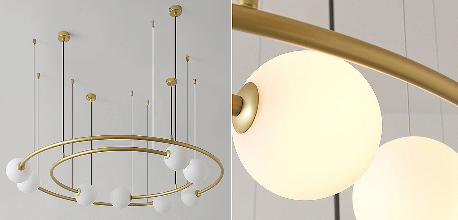 Люстра PLANETARY Ring Gold Люстра PLANETARY Ring Gold - Loft-Concept в Тюмени