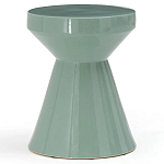 Приставной стол из керамики Manufacto Gray-green варинант исполнения - 1 | Loft Concept в Тюмени