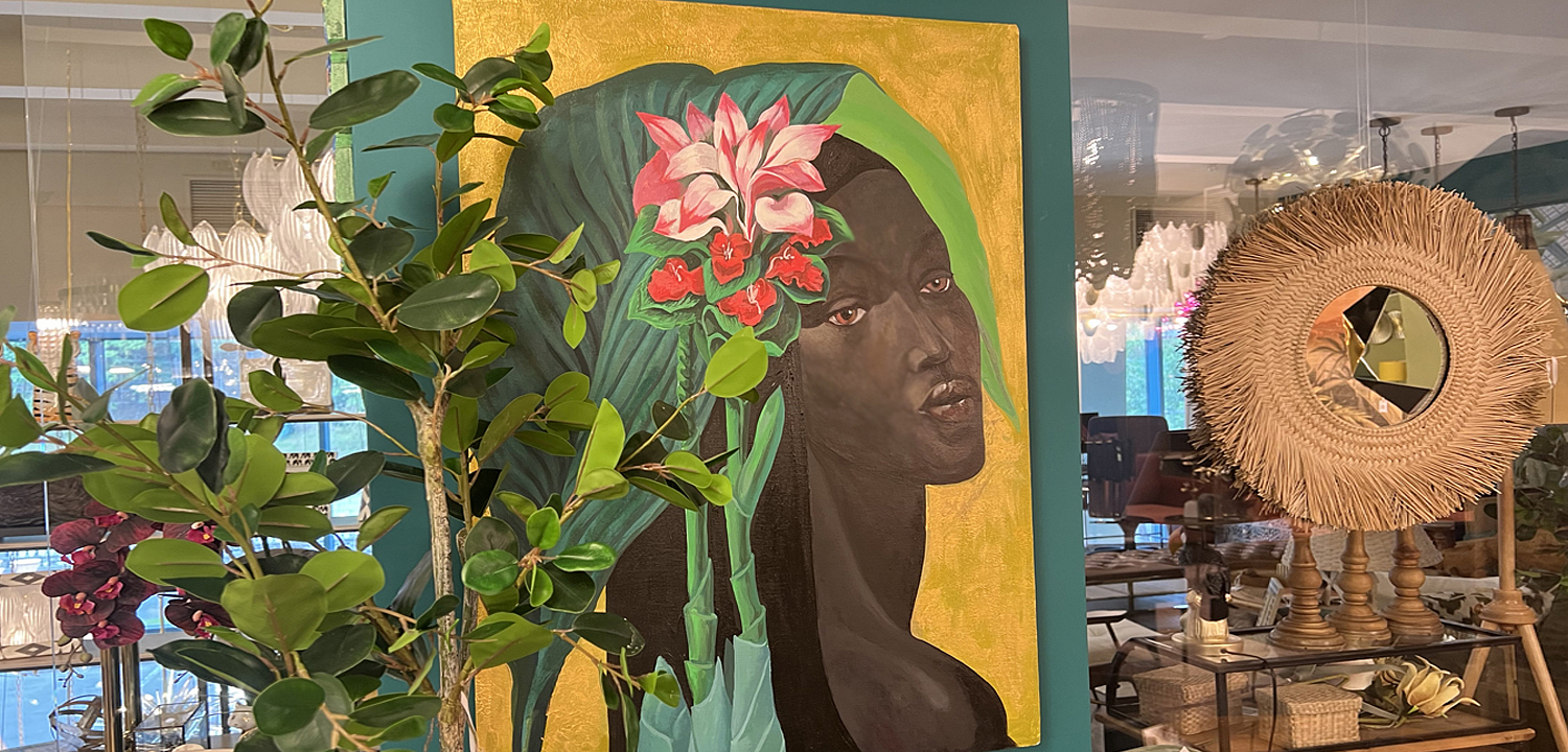 Картина Tropical Girl Картина Tropical Girl - Loft-Concept в Тюмени