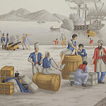 Обои ручная роспись Views of Italy Charvet варинант исполнения - 1 | Loft Concept в Тюмени