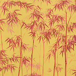 Обои ручная роспись Distant Bamboo Firefly on dyed paper варинант исполнения - 2 | Loft Concept в Тюмени