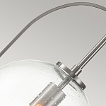 Подвесной светильник с прозрачным плафоном в форме шара в арочной подвеске Hinkley варинант исполнения - 16 | Loft Concept в Тюмени