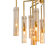 Люстра со стеклянными цилиндрическими плафонами Luminous Cylinders Amber варинант исполнения - 4 | Loft Concept в Тюмени