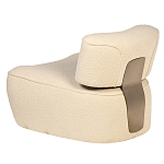 Кресло бежевое без подлокотников с обивкой из ткани букле Space of Freedom варинант исполнения - 2 | Loft Concept в Тюмени