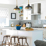 Подвесной светильник с круглым белым плафоном в индустриальном стиле Feiss варинант исполнения - 8 | Loft Concept в Тюмени