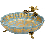 Блюдо фарфоровое Птица на ветке Flora варинант исполнения - 1 | Loft Concept в Тюмени