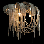 Бра с металиическими цепочками и дугообразными элементами Atlantis Chain варинант исполнения - 6 | Loft Concept в Тюмени