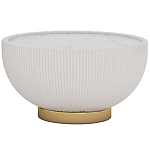 Круглый кофейный стол Ruelly White Coffee Table варинант исполнения - 1 | Loft Concept в Тюмени