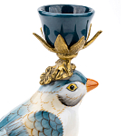 Фарфоровый подсвечник с птицей Eden Garden варинант исполнения - 4 | Loft Concept в Тюмени