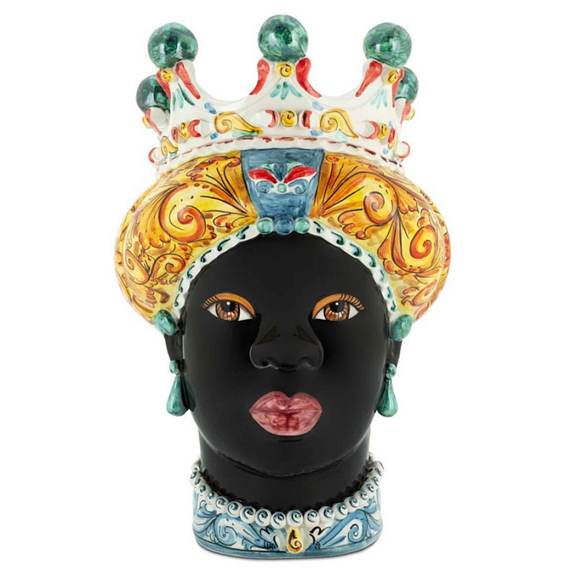 Ваза Vase Moro Lady Ornate Mix Черный Мульти Ваза Vase Moro Lady Ornate Mix Черный Мульти в Тюмени | Loft Concept