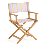 Кресло режиссерское из акации и ткани Geneva варинант исполнения - 5 | Loft Concept в Тюмени