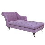 Кушетка фиолетовая с мягкой обивкой из велюра Michael Couch варинант исполнения - 1 | Loft Concept в Тюмени