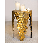 Столик дизайнерский Copper streaks варинант исполнения - 9 | Loft Concept в Тюмени