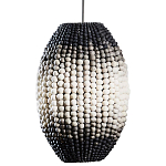 Подвесной светильник вертикальной овальной формы украшенный круглыми бусинами Gradient Oval Pendant Lamp  варинант исполнения - 1 | Loft Concept в Тюмени