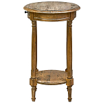 Деревянный овальный кофейный стол Margery Provence Coffee Table варинант исполнения - 3 | Loft Concept в Тюмени