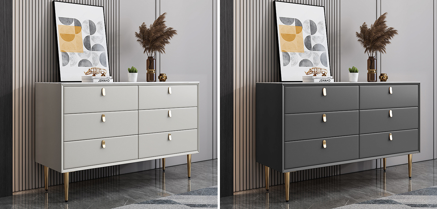 Комод Olson Leather Chest of Drawers 120 Комод Olson Leather Chest of Drawers 120 - Loft-Concept в Тюмени