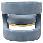 Кресло голубое Walsh Blue Armchair варинант исполнения - 4 | Loft Concept в Тюмени