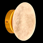 Бра в форме диска из натурального камня Cryptocrystalline Stone варинант исполнения - 5 | Loft Concept в Тюмени