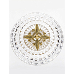 Конфетница из прозрачного рельефного стекла Eden Garden варинант исполнения - 3 | Loft Concept в Тюмени