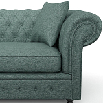 Мебельная ткань Шенилл бирюзовый цвет 138 см T4-31 варинант исполнения - 3 | Loft Concept в Тюмени