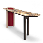 Консоль с овальной столешницей со светодиодной подсветкой Ruby варинант исполнения - 1 | Loft Concept в Тюмени