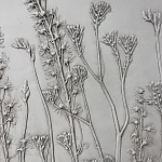 Панно Серые цветы варинант исполнения - 4 | Loft Concept в Тюмени