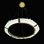 Люстра в форме кольца с цветочным декором Warm Heavenly Light варинант исполнения - 1 | Loft Concept в Тюмени