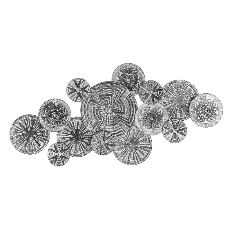 Арт-объект Plate silver Серый Арт-объект Plate silver Серый в Тюмени | Loft Concept