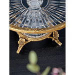 Чаша из прозрачного стекла с фигурками разноцветных попугаев на ободке 38 Eden Garden варинант исполнения - 4 | Loft Concept в Тюмени