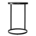 Кофейный столик круглый чёрный Compact Loft варинант исполнения - 1 | Loft Concept в Тюмени