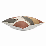 Подушка декоративная с геометрическим узором и плетенными вставками Divine Abstractions варинант исполнения - 1 | Loft Concept в Тюмени