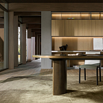 Дизайнерский рабочий стол из металла BLEVIO Table варинант исполнения - 6 | Loft Concept в Тюмени