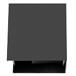 Уличный настенный светильник светодиодный формы куб черного цвета из металла Urban Minimalist варинант исполнения - 1 | Loft Concept в Тюмени