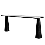 Консоль чёрная на 2-х конусообразных ножках Eros варинант исполнения - 4 | Loft Concept в Тюмени