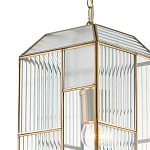 Подвесной светильник с рельефным стеклом Embossed Glass варинант исполнения - 1 | Loft Concept в Тюмени