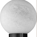 Бра цилиндрической формы чёрного цвета с 2-мя плафонами Marble Glow варинант исполнения - 5 | Loft Concept в Тюмени