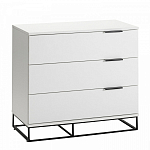 Комод белый с 3-мя ящиками Strict Lines  варинант исполнения - 1 | Loft Concept в Тюмени