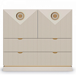 Комод с фактурным фасадом Satin Furniture варинант исполнения - 2 | Loft Concept в Тюмени