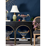 Чаша стеклянная с фигурками разноцветных попугаев на ободке 41 Eden Garden варинант исполнения - 3 | Loft Concept в Тюмени