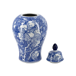 Ваза с крышкой в китайском стиле Гранатовое дерево Blooming Pomegranate варинант исполнения - 4 | Loft Concept в Тюмени