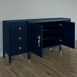 Большой Комод-буфет Elsa Dreams Blue с ящиками варинант исполнения - 4 | Loft Concept в Тюмени