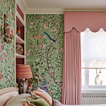 Обои ручная роспись Belvoir Pistachio варинант исполнения - 3 | Loft Concept в Тюмени