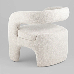 Кресло дизайнерское для лаунж зоны жемчужного цвета Pearl Lounge варинант исполнения - 6 | Loft Concept в Тюмени