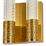 Бра с двумя плафонами латунь Dew Drops Tube Duo Brass Wall Lamp варинант исполнения - 3 | Loft Concept в Тюмени